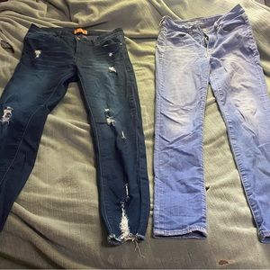 Arizona and Wax Jeans, junior sizes